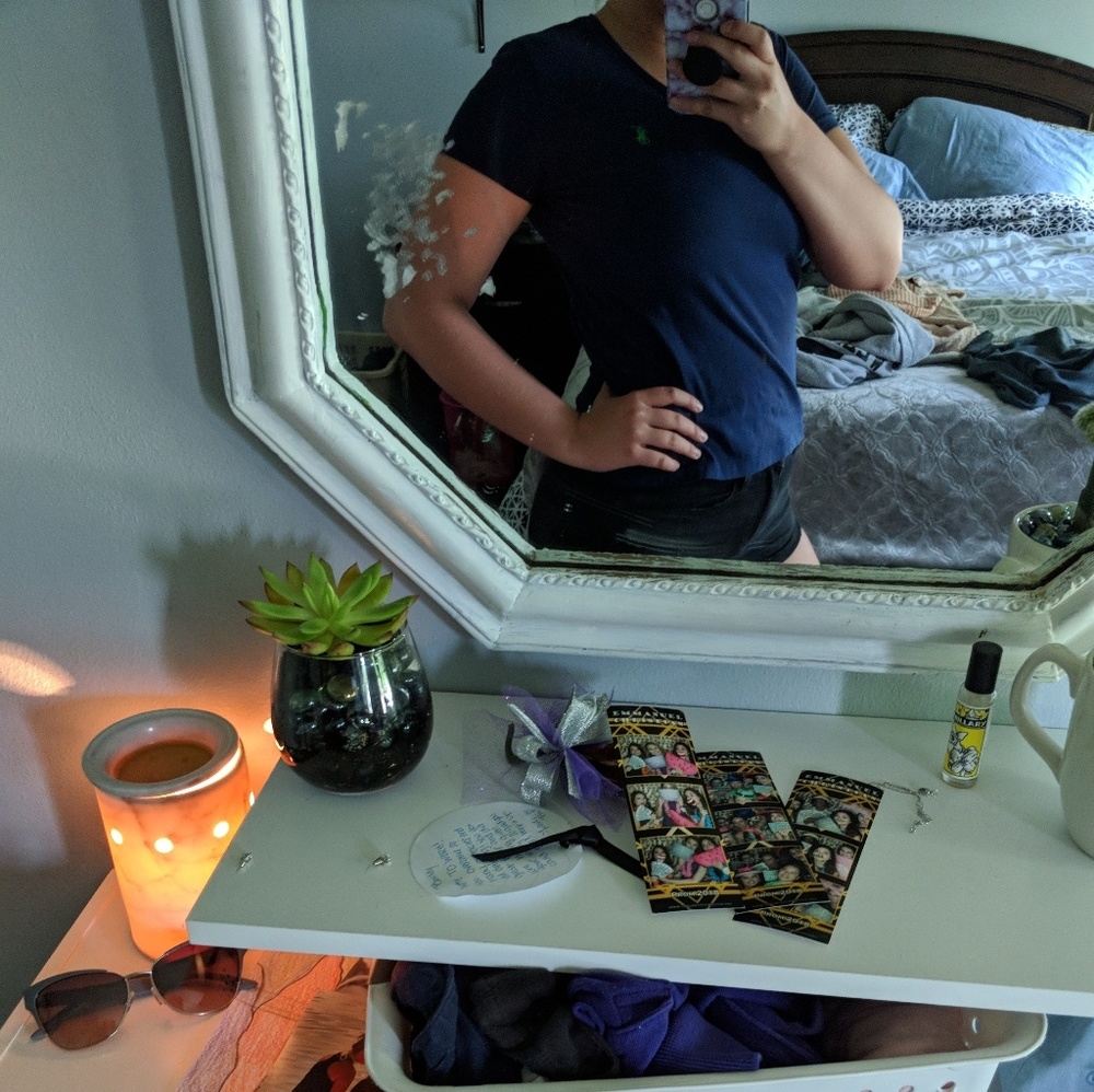 Ralph Lauren plain navy blue tee